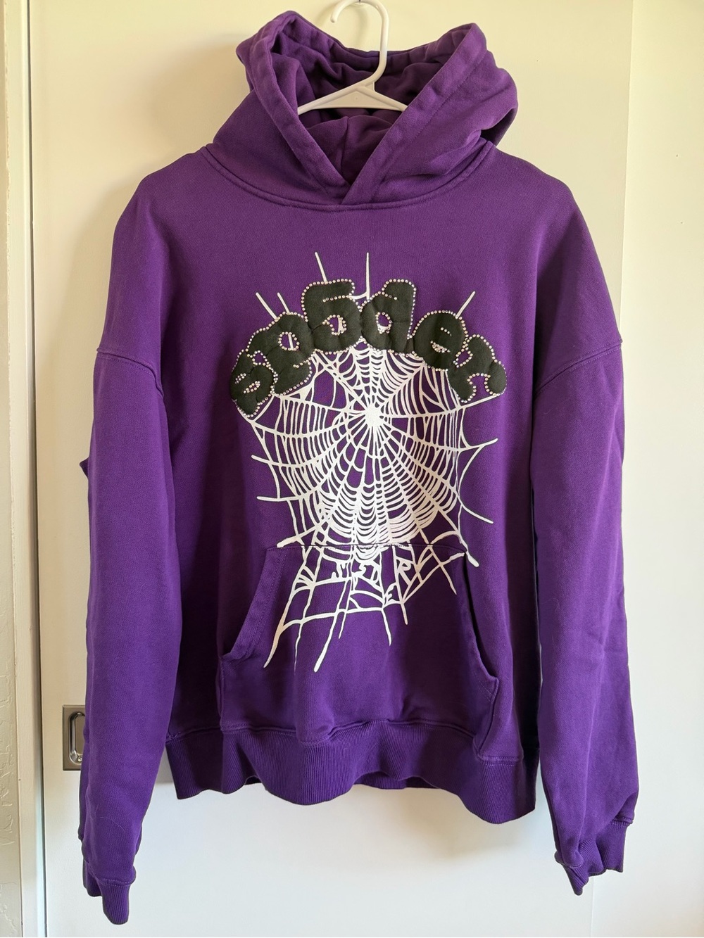 Sp5der Web Purple Hoodie